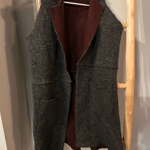 Anthropologie Jackets & Blazers - Women's Moth Gray Wool Vest